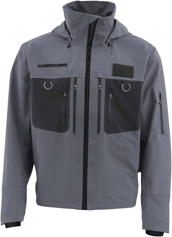 Breathable Waterproof Fly Fishing Wading Jacket Rain Coat for Fisherme