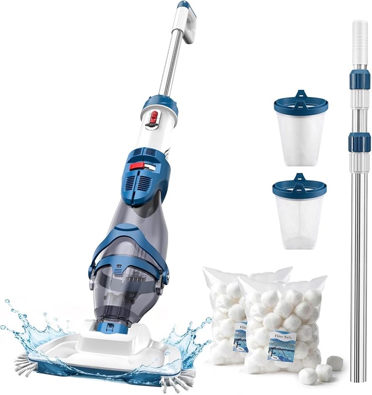 ENHULK PC20 Upgraded Cordless Pool Vacuum, 22GPM Dual Mode, 13.4