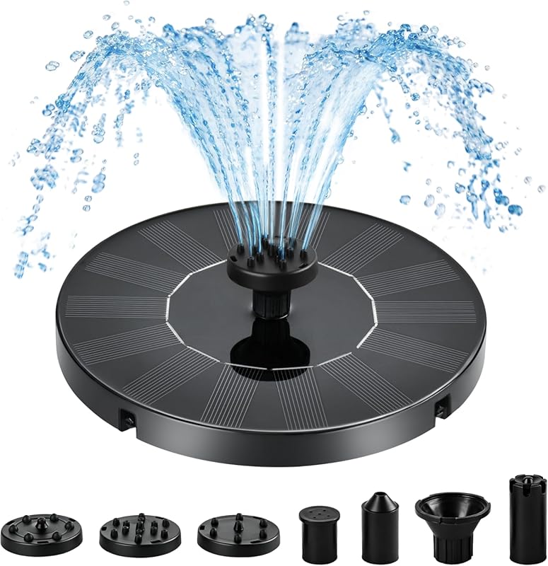 best solar fountain pumps for bird bath