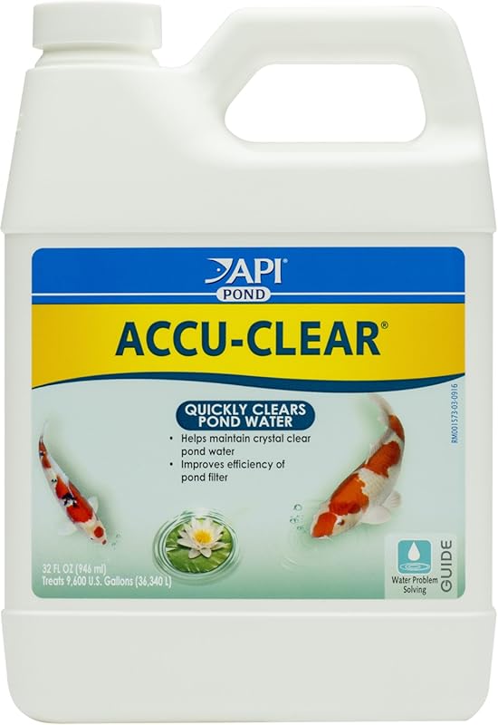 API Pond Accu-Clear 32oz Water Clarifier - Quickly Improves Pond Clari