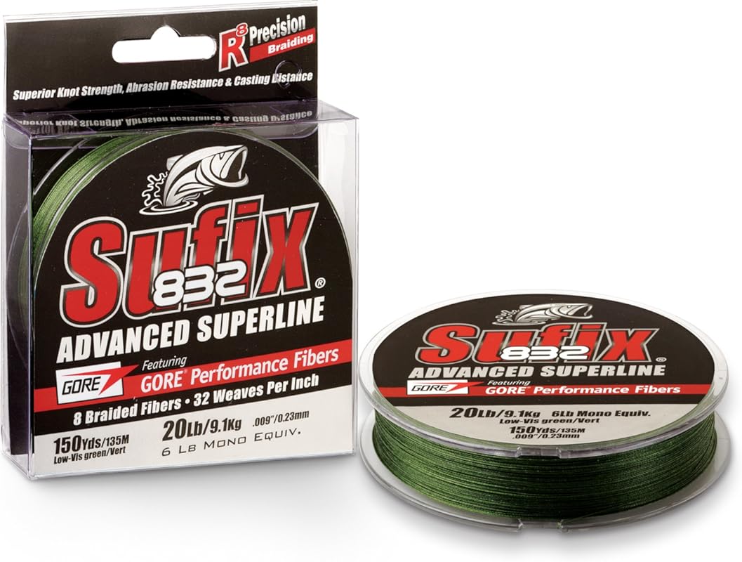 Sufix 832 Advanced Superline Braid – High-Strength, Smooth Casting Bra