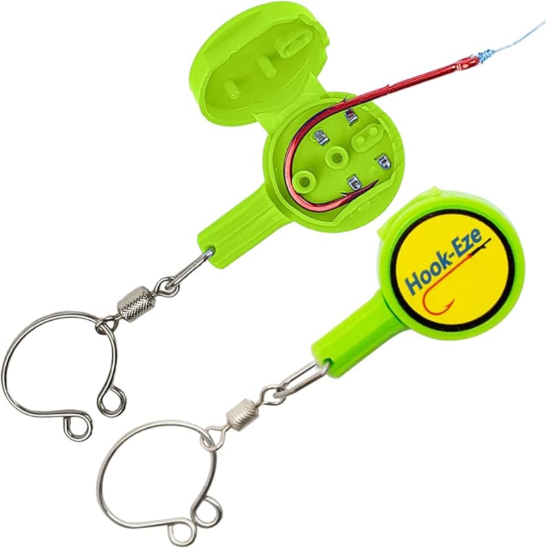HOOK-EZE Nail Knot Tool: Easy Fish Hook Protection & Knot Tying for Be