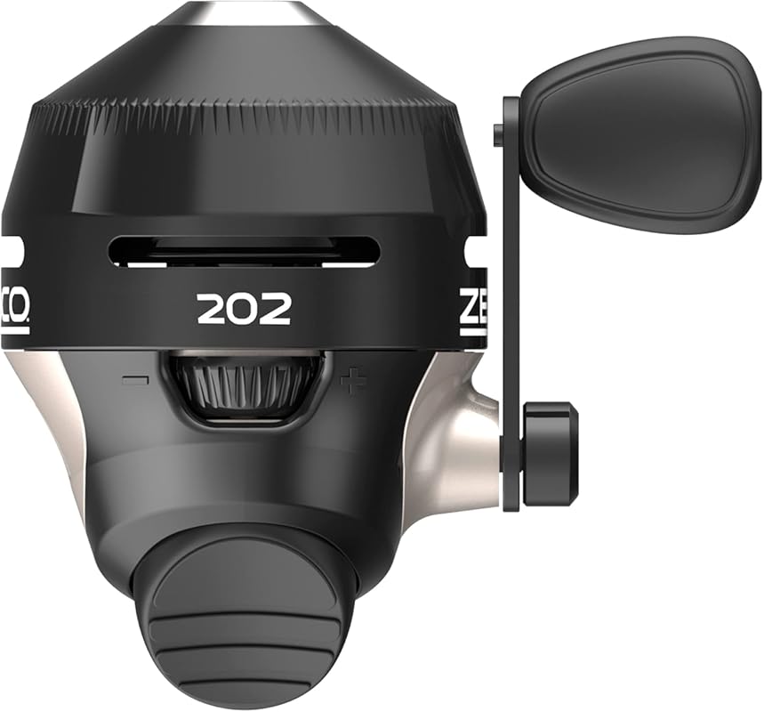 Zebco 202 Spincast Reel with All-Metal Gears and Pre-Spooled Line