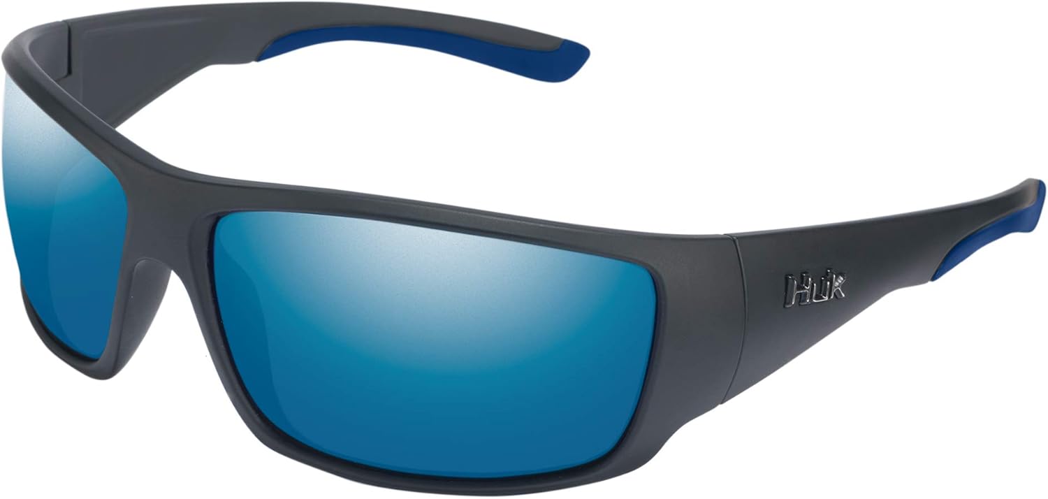HUK Polarized Performance Sunglasses with Durable Frames for Fishing S