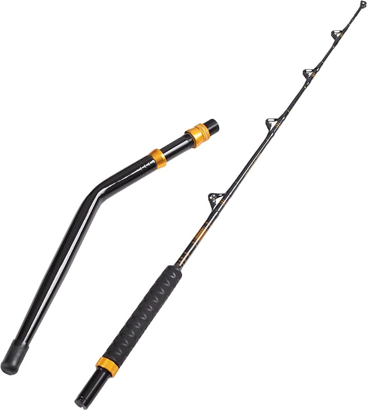 Fiblink Bent Butt 2-Piece Saltwater Offshore Trolling Rod for Big Game