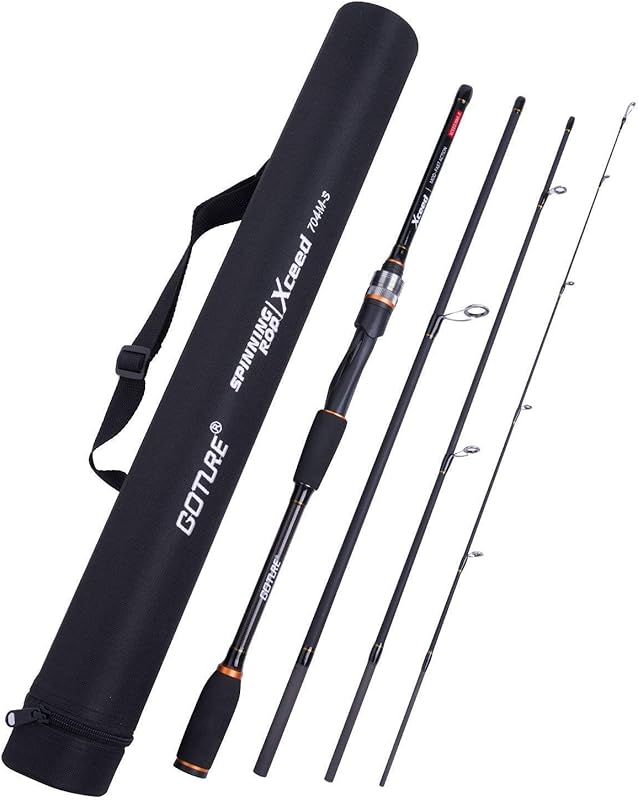 Ultralight 7ft Goture 4-Piece Casting/Spinning Travel Rod for Saltwate