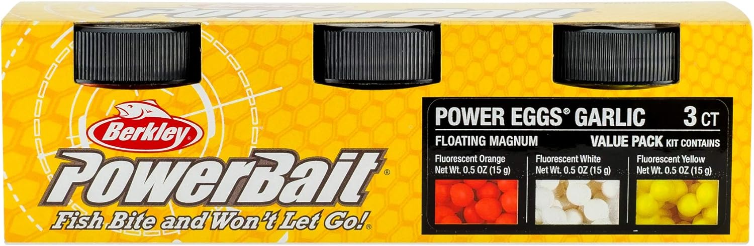 Berkley PowerBait Power Eggs Floating Magnum Soft Bait for Trout & Sal
