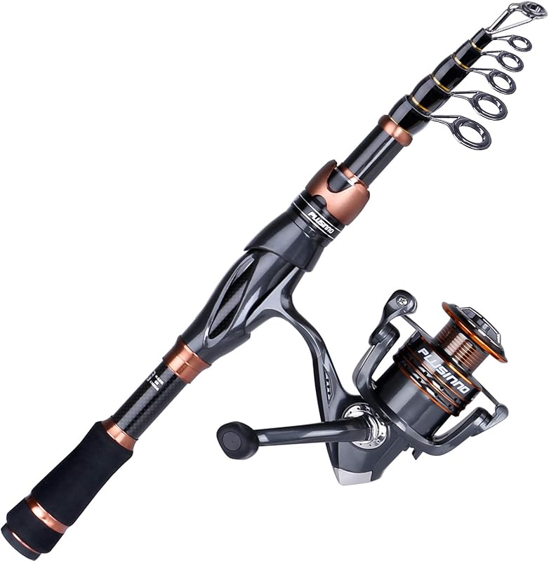 Bronze Warrior Toray IM6 Carbon Telescopic Rod and Spinning Reel Combo
