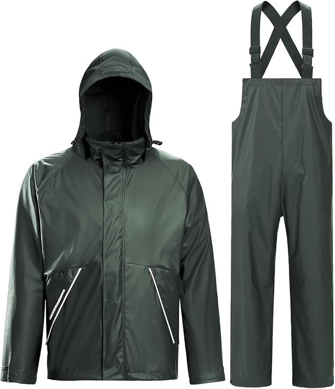 TOWN&FIELD Heavy Duty Waterproof Rain Suits for Men & Women – Fishing 