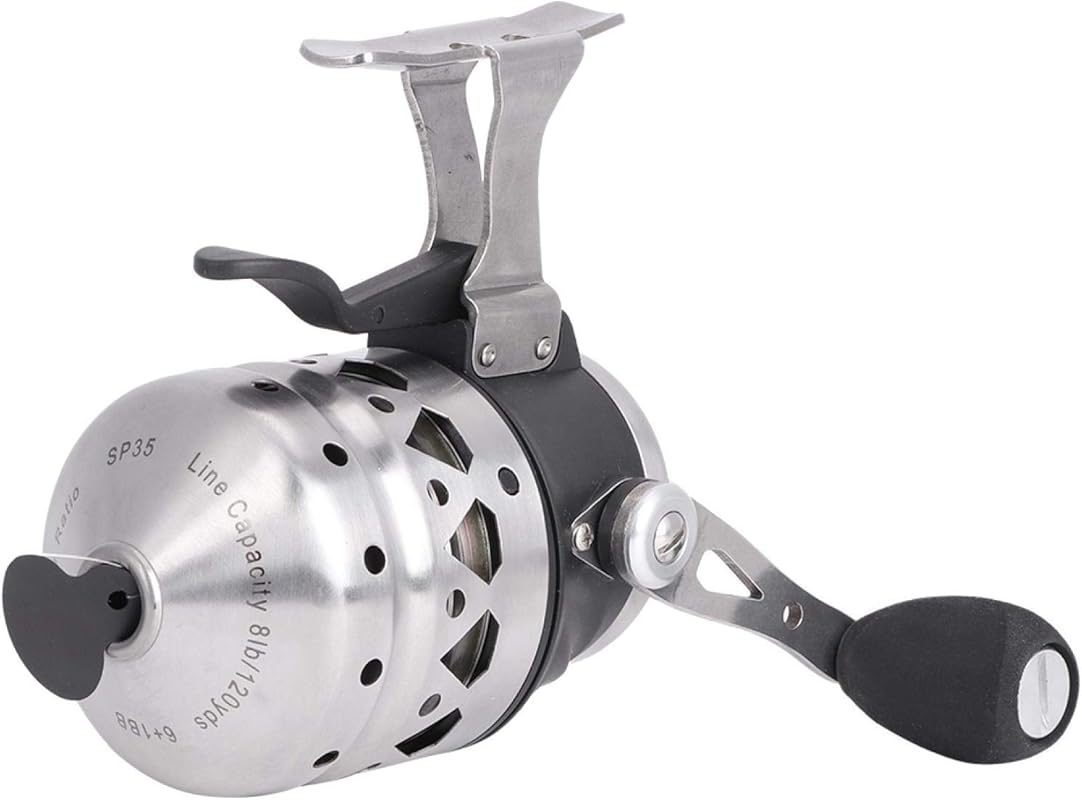 OUKENS Fishing Reel with 15LB Stainless Steel, 6+1BB, Hand Brake for L