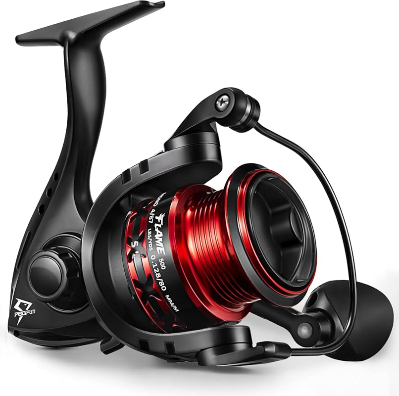 Piscifun Flame Lightweight Spinning Reel with 9+1BB & 19.8LBs Max Drag