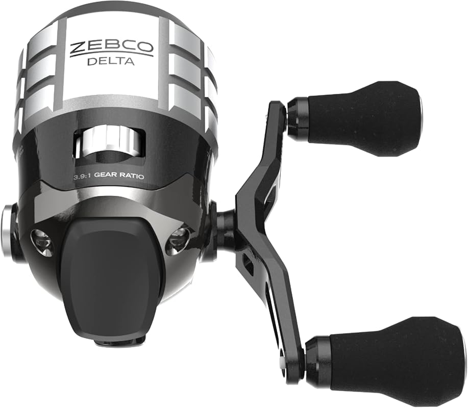Zebco Delta Spincast Reel with Anti-Reverse Clutch & All-Metal Gears