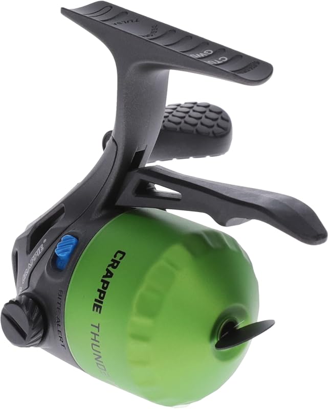 Lew's Crappie Thunder Underspin Reel with 4.3:1 Gear Ratio & Right/Lef
