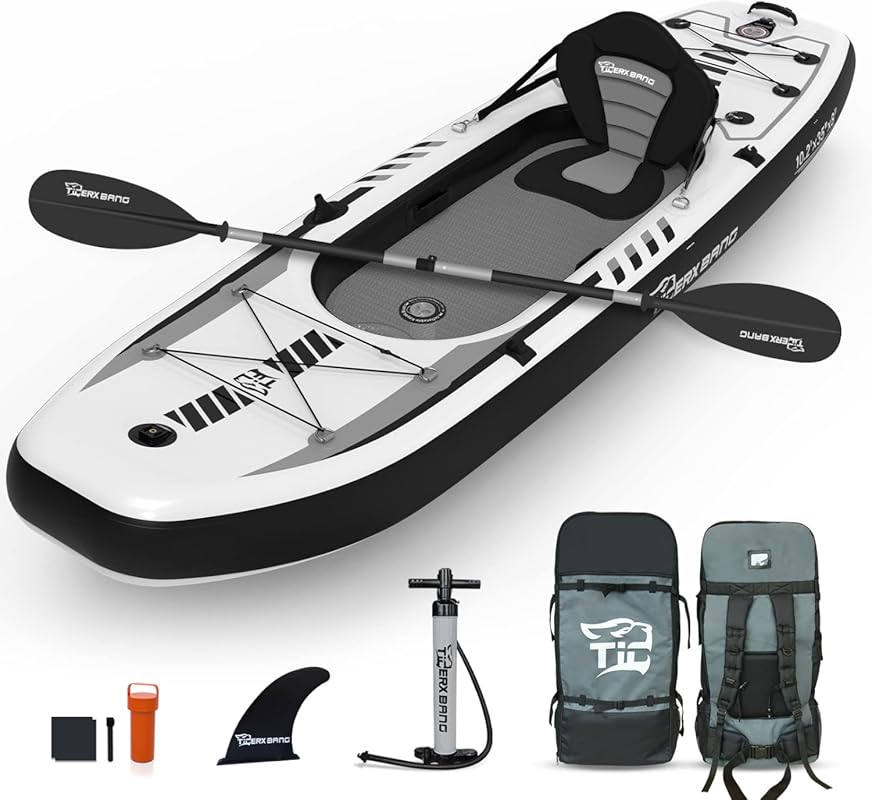 10.2'x35'' Inflatable Kayak with Detachable Seat & SUP-Kayak Set Inclu