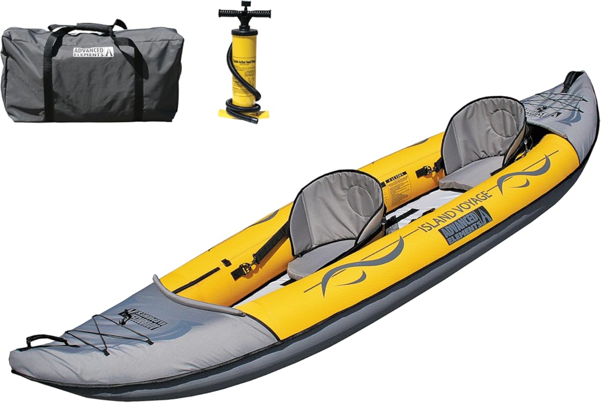 Advanced Elements Island Voyage 2 Recreational Inflatable Kayak for 1-