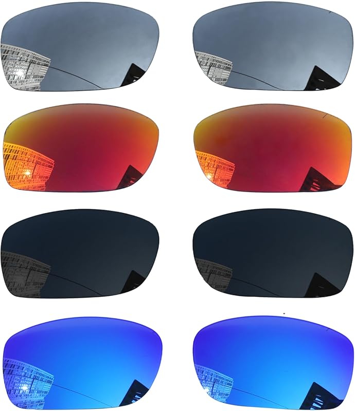 Acefrog 4-Pack Polarized Replacement Lenses for Oakley Fives Squared O