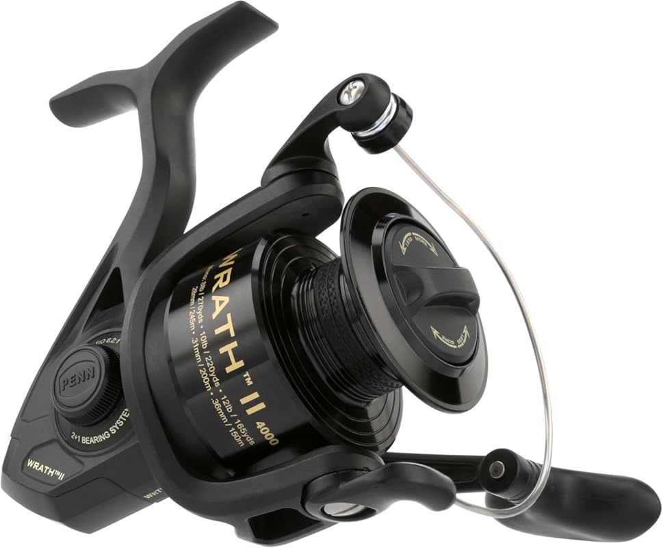 Penn Wrath II Spinning Fishing Reel – Durable, Smooth Casting Reel for