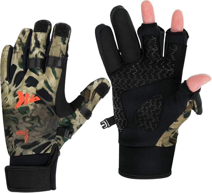 KastKing Mountain Mist Cold Weather Fishing Gloves for Men & Women – I