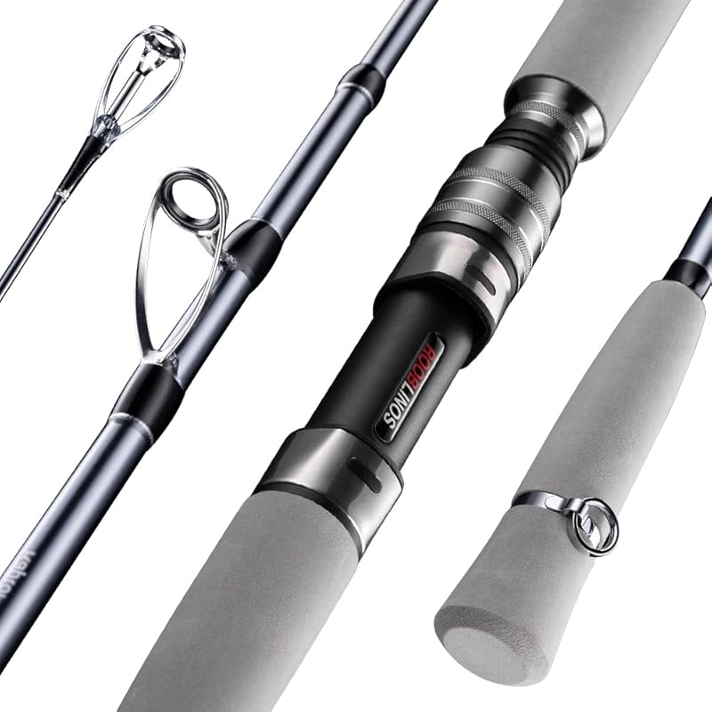 Raptor 6-Foot Saltwater Spinning/Casting Rod, 27T High Carbon Fiber wi