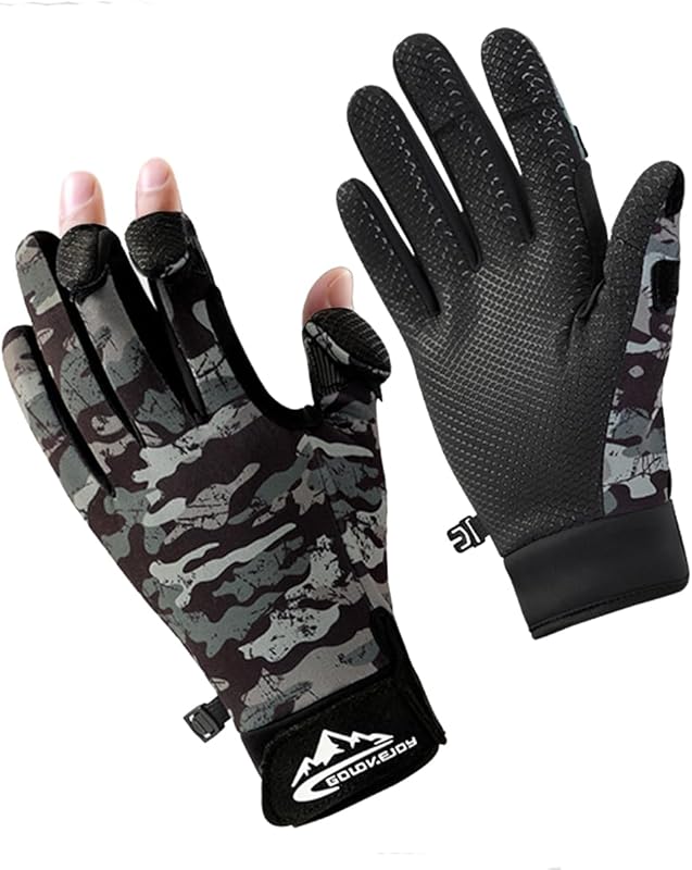 Durable Men & Women Fishing Gloves for Ice Fishing, Cold Weather Hunti