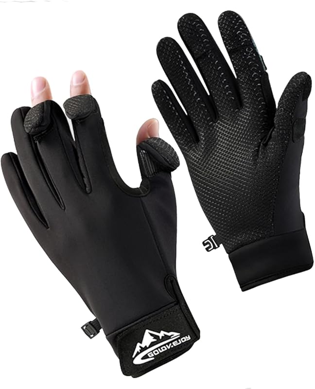 Durable Men & Women Fishing Gloves for Ice Fishing, Cold Weather Hunti