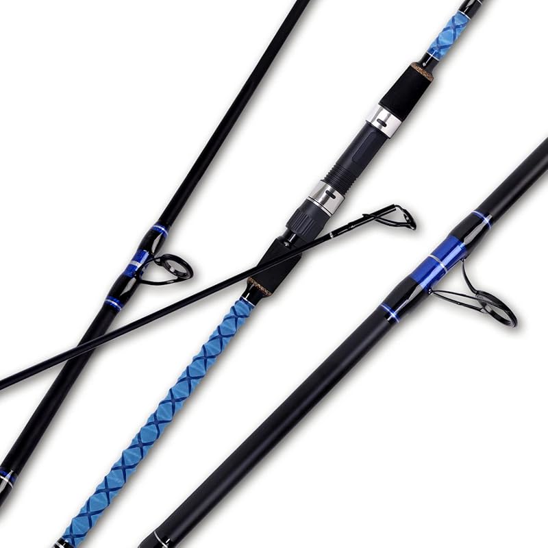 Fiblink Travel Surf Rod Carbon Fiber 2/3/4 Piece 9'-15' Spinning Fishi