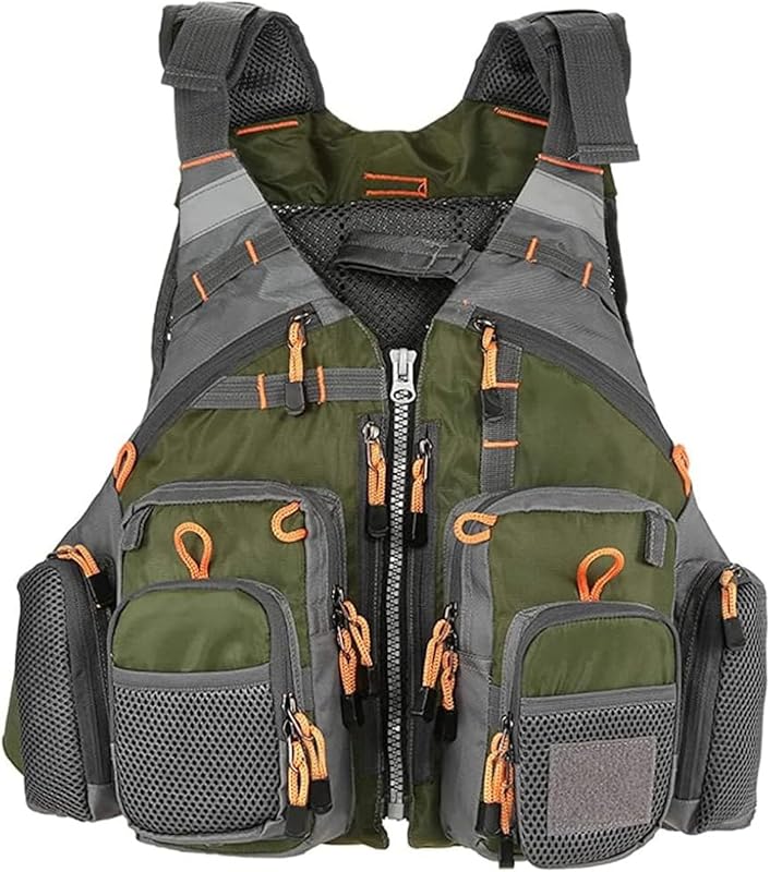 Adjustable Strap Fishing Vest for Men & Women – Ideal for Fly Bass Fis
