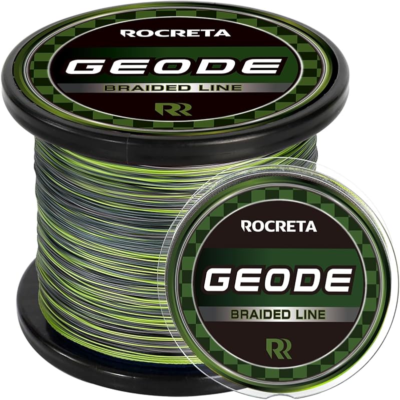 Super Strong Geode Braided Fishing Line – 8-100lb Power Braid for Salt