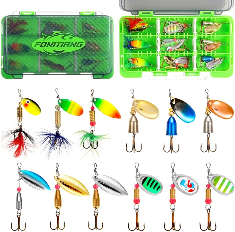 FONMANG Spinner Bait Lures – New 2026 Freshwater & Saltwater Bass, Tro
