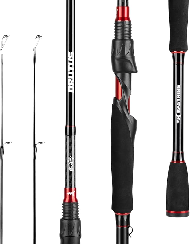KastKing Brutus IM6 Graphite 2-Piece Spinning Casting Rods Extra Tip P