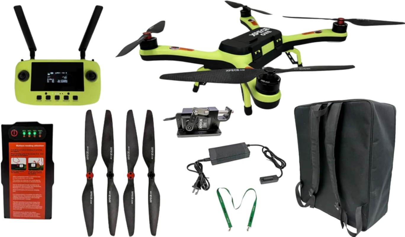 ONE BARE Waterproof Fishing Drone with 7lb Bait Release, No Camera