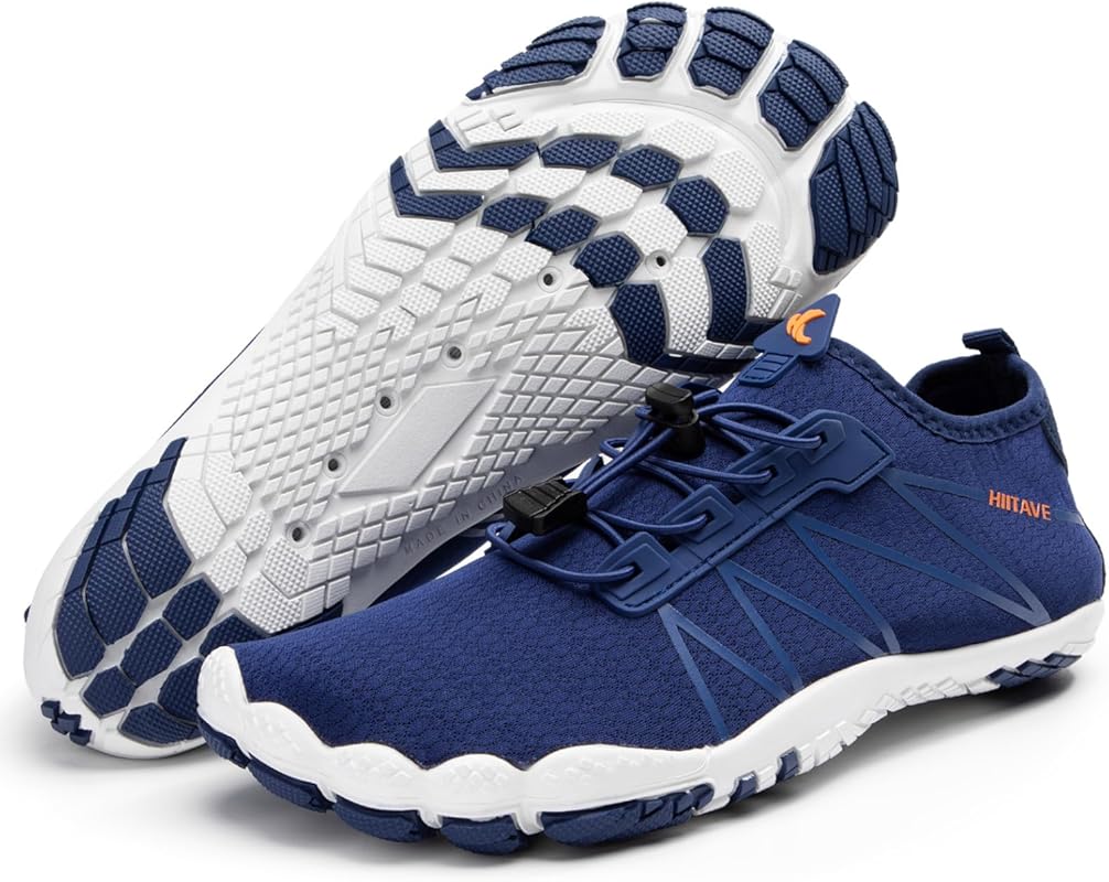 HIITAVE Barefoot Water Shoes – Quick-Dry Aqua Socks for Beach, Hiking 