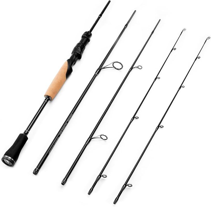KastKing Spartacus Passage Travel Rods: Portable 4-Piece Spinning Cast