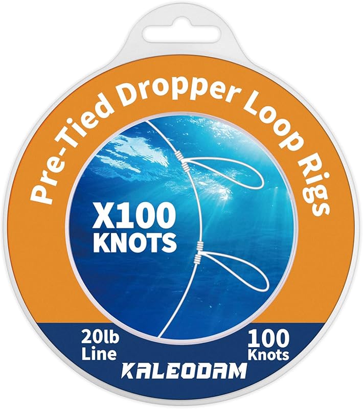 20lb-70lb Pre-Tied Dropper Loop Fishing Rig – 5.5