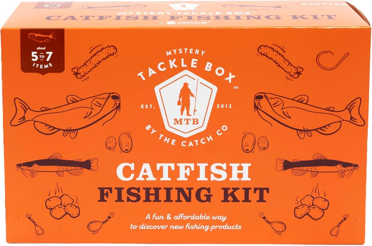 Mystery Tackle Box Catfish Kit – 5-7 Baits + Decal