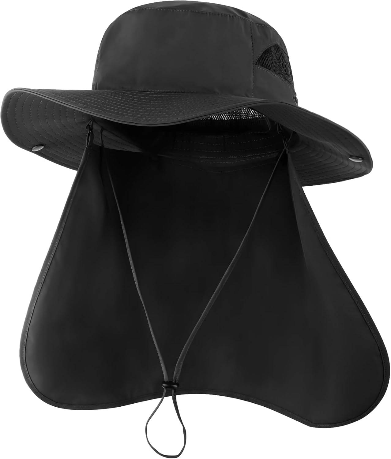 Zylioo XXL Oversize UV Fishing Sun Hat for Big Heads, Quick Dry Safari