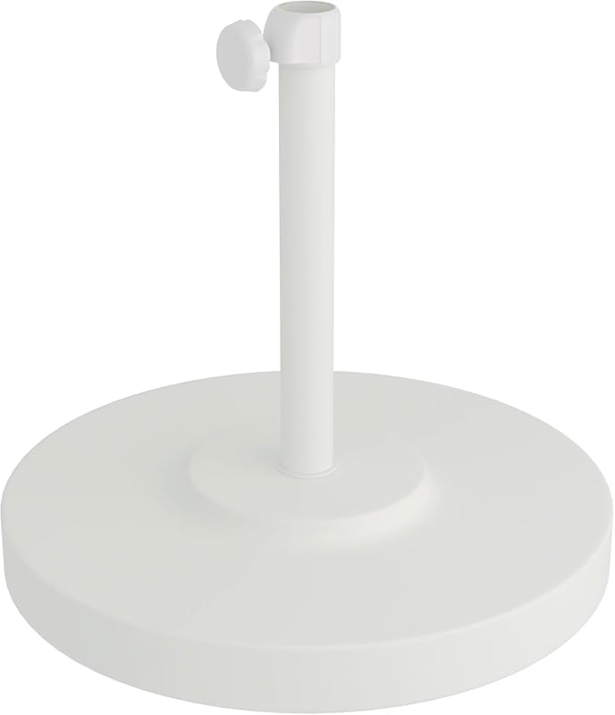 California Umbrella 50 lbs. Round Concrete Weighted Umbrella Base, Pow
