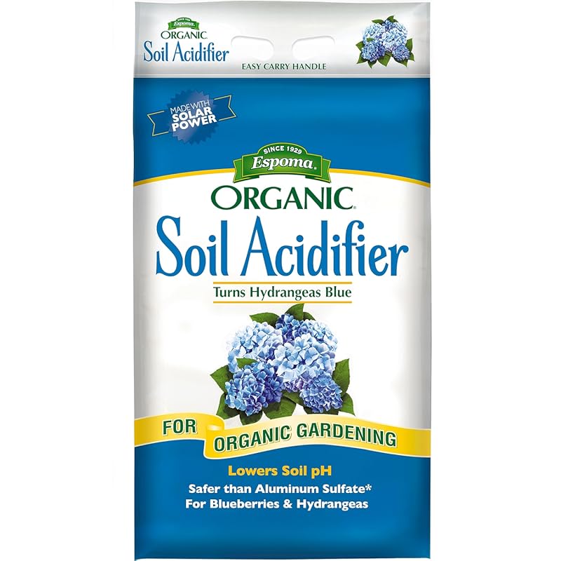 Espoma Organic Soil Acidifier & Amendment, Lowers pH to Turn Hydrangea