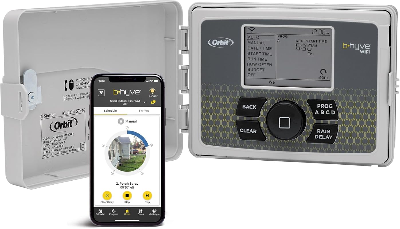 Orbit B-hyve 12-Zone Smart WiFi Sprinkler Controller with App and Cust
