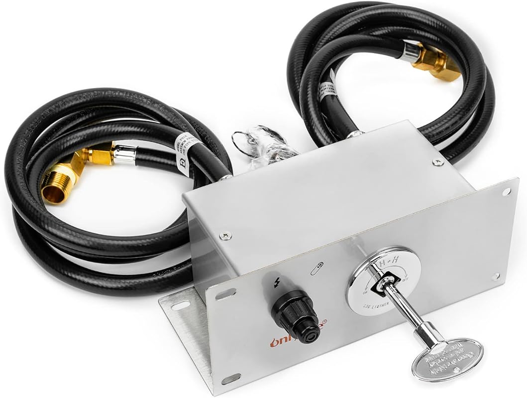 Onlyfire All-in-One Natural Gas Fire Pit Ignition System Kit with Electronic Igniter