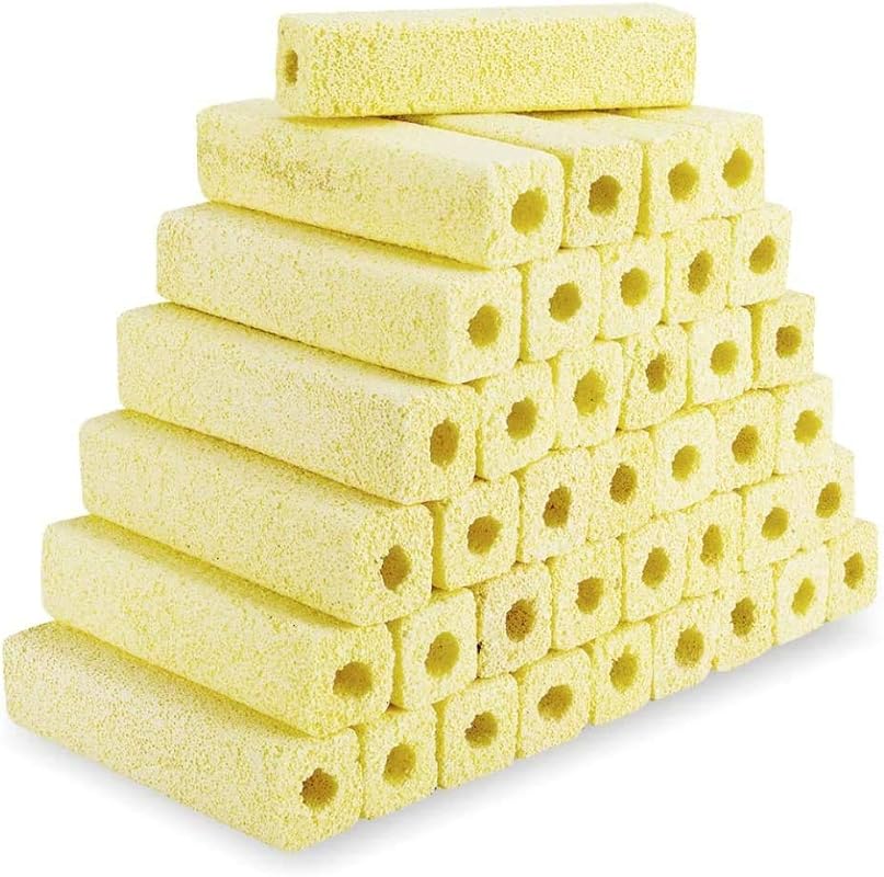 hygger 6.2-Inch Aquarium Bio Media Ceramic Filter Blocks for Sump Tank