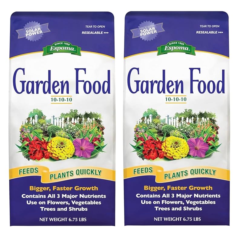 Espoma 10-10-10 Garden Food for Flowering Plants, Trees, Shrubs, and V