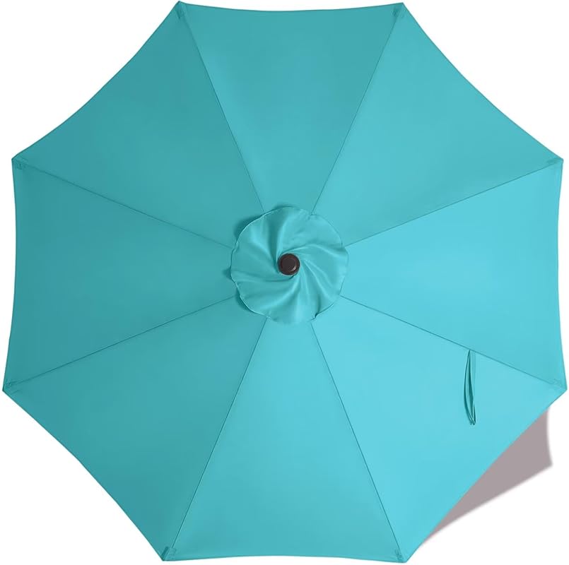 ABCCANOPY 9ft Outdoor Umbrella Replacement Canopy Top for 8 Ribs, UV P