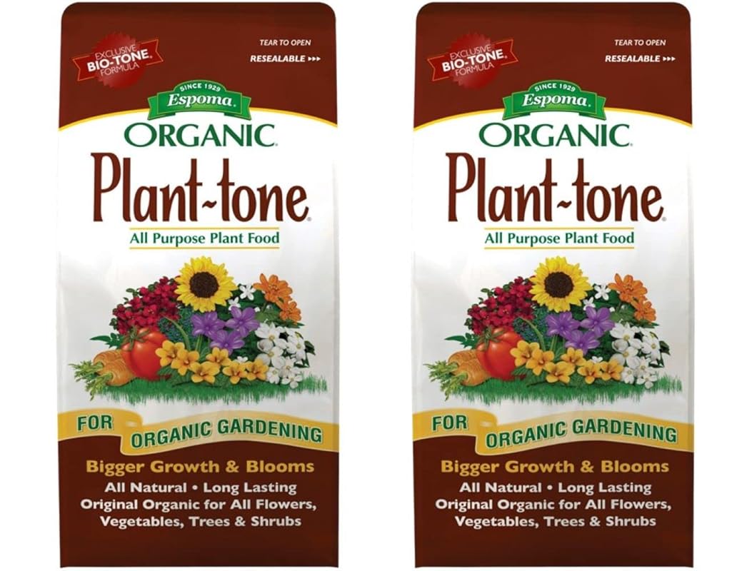 Espoma Organic Plant‑Tone 5‑3‑3 All‑Purpose Fertilizer – 4 lb Bag (Pac