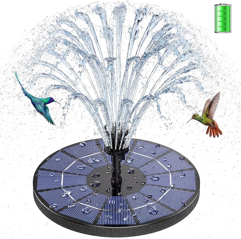5 Best Solar Bird Bath Fountains With Battery Backup in 2025
