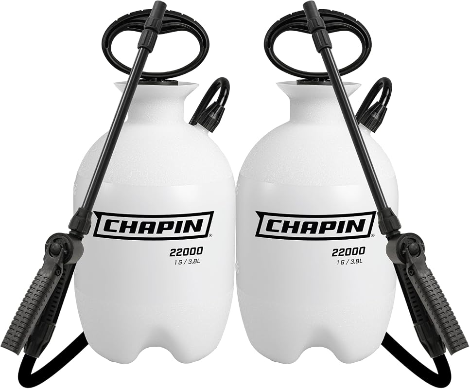 Chapin 22000 1 Gallon Pump Sprayer 2 Pack with Adjustable Nozzle & 34