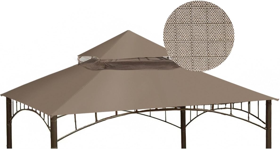 Ontheway Replacement Canopy for Target Madaga Gazebo in Beige