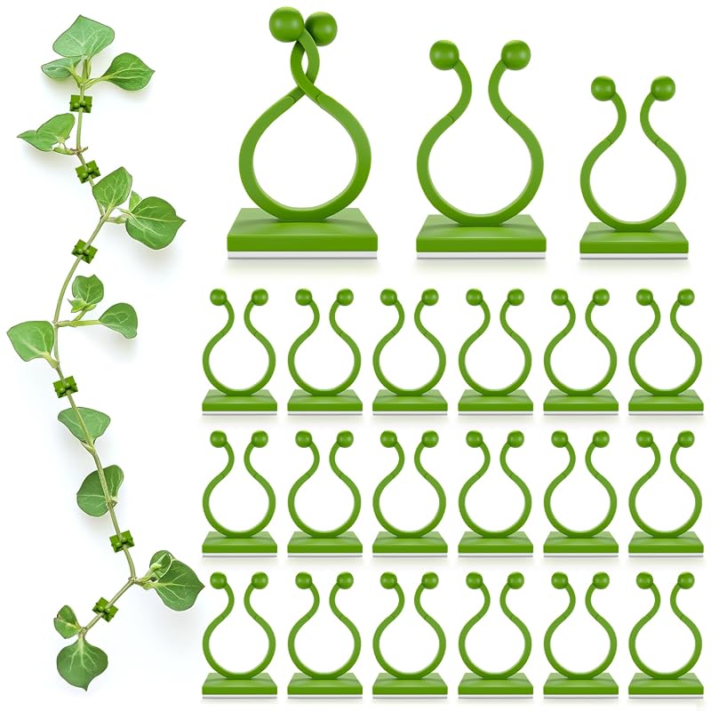 110 Pcs Wall Plant Clips for Climbing Plants - Self-Adhesive Climbing 