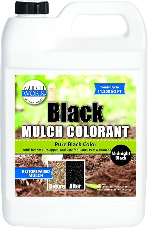 MulchWorx Pure Midnight Black Mulch Color Concentrate Dye Spray, Gallo