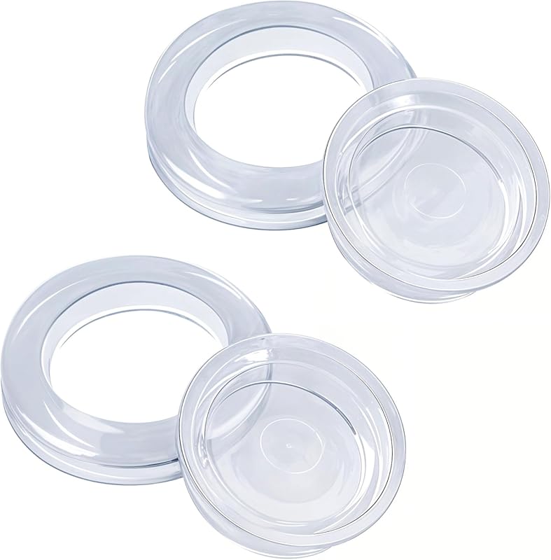 Prudiut 2-inch Silicon Patio Umbrella Hole Ring & Cap Set for Standard